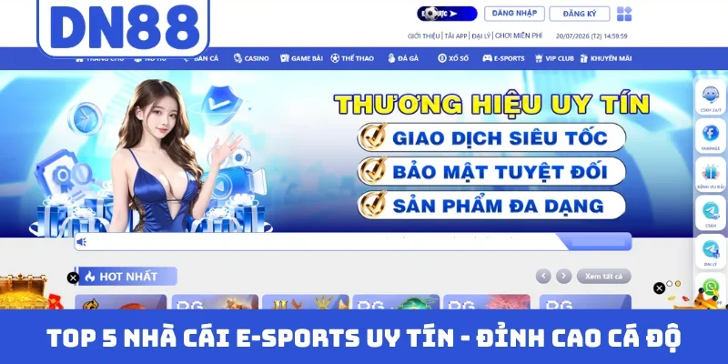 Nhà cái E-sports uy tín